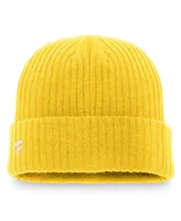 Men's Fanatics Gold Nashville Predators Core Primary Logo Cuffed Knit Hat