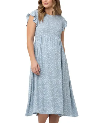Ripe Maternity Ava Shirred Dress