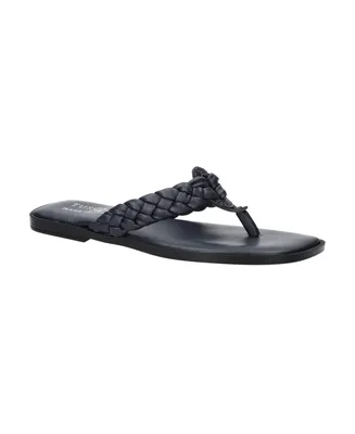 Easy Street Women's Tuscany Coletta Square Toe Thong Sandals