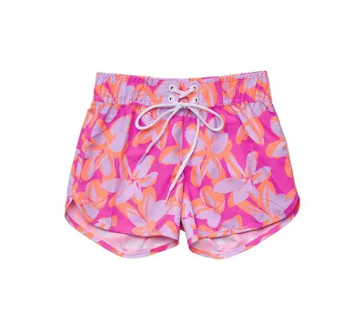 Toddler, Child Girls Hibiscus Hype Board Shorts