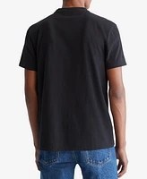 Calvin Klein Men's Smooth Cotton Solid V-Neck T-Shirt