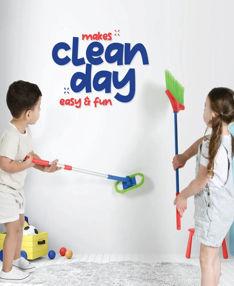 Play22 Kids Cleaning Set Includes Broom, Mop, Brush Dust Pan