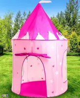 Play22 Foldable Princess Pink Castle Tent Glowing in The Dark