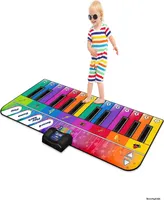 Play22 Colorful Keyboard Playmat 71" - 24 Keys Piano Play Mat