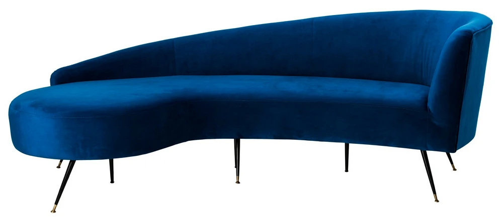 Safavieh Evangeline 86" Velvet Parisian Sofa