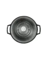 Lodge Cast Iron Blacklock Triple Seasoned 5.5 Quart Dutch Oven Cookware