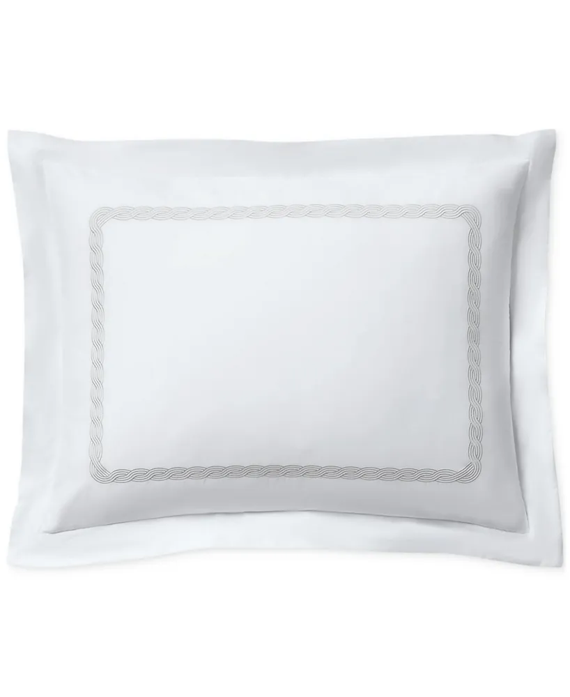 Lauren Ralph Spencer Cable Embroidery Sham, Standard
