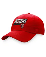 Men's Top of the World Scarlet Rutgers Scarlet Knights Slice Adjustable Hat