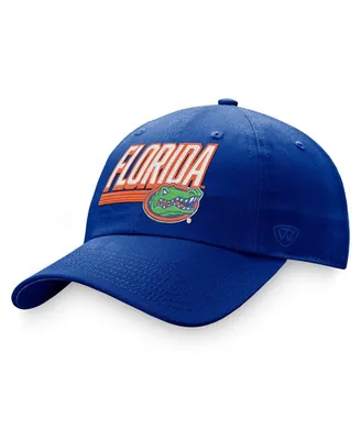 Men's Top of the World Royal Florida Gators Slice Adjustable Hat