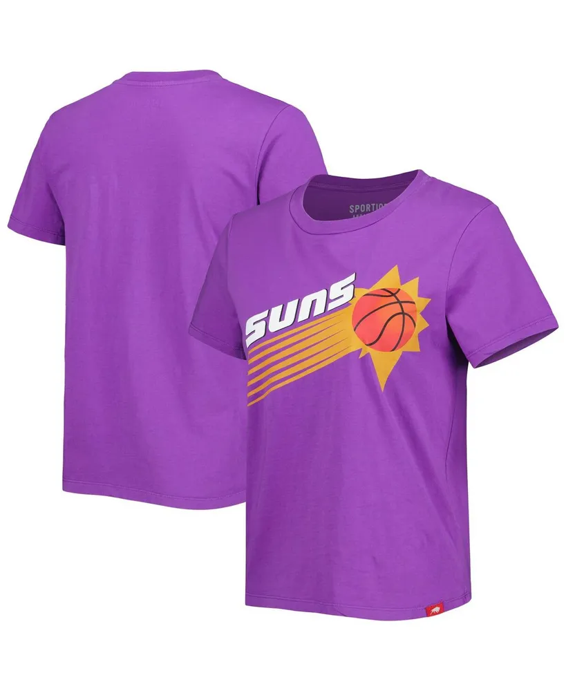 Women's Sportiqe Purple Phoenix Suns Hardwood Classics Arcadia Elevated T-shirt