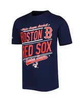Big Boys Stitches Navy, White Boston Red Sox Combo T-shirt Set