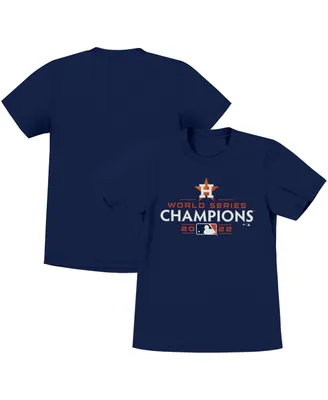 Toddler Boys and Girls Fanatics Navy Houston Astros 2022 World Series Champions Logo T-shirt