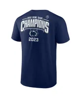 Men's Fanatics Navy Penn State Nittany Lions 2023 Rose Bowl Champions T-shirt