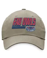 Men's Top of the World Khaki Fau Owls Slice Adjustable Hat