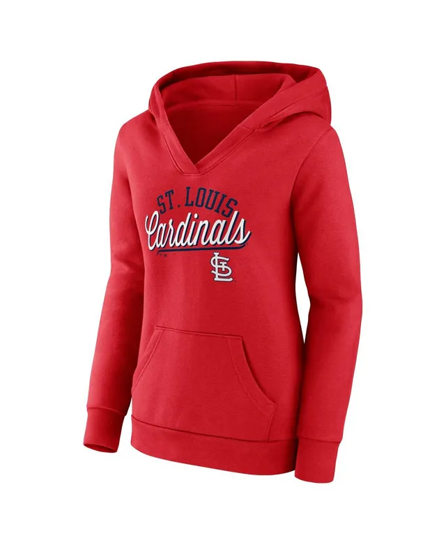 Fanatics Women's Branded Red St. Louis Cardinals Perfect Play Raglan  Pullover Hoodie - Macy's