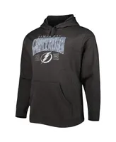 Men's Fanatics Heather Charcoal Tampa Bay Lightning Big and Tall Dynasty Pullover Hoodie