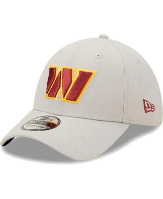 Men's New Era Gray Washington Commanders Essential 39Thirty Flex Hat