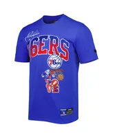 Men's Pro Standard Royal Philadelphia 76ers Hometown Chenille T-shirt