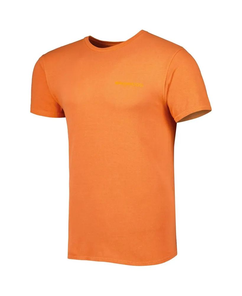 Men's '47 Brand Orange Denver Broncos Fast Track Tonal Highlight T-shirt
