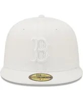Men's New Era Boston Red Sox White on 59FIFTY Fitted Hat
