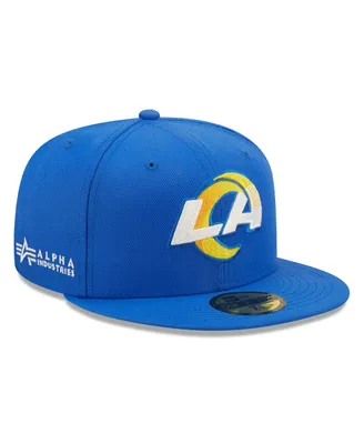 Men's New Era x Alpha Industries Royal Los Angeles Rams 59FIFTY Fitted Hat