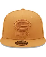 Men's New Era Brown Green Bay Packers Color Pack 9FIFTY Snapback Hat