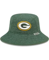 Men's New Era Heather Green Green Bay Packers Bucket Hat