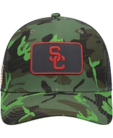 Men's Nike Camo, Black Usc Trojans Classic99 Veterans Day Trucker Snapback Hat