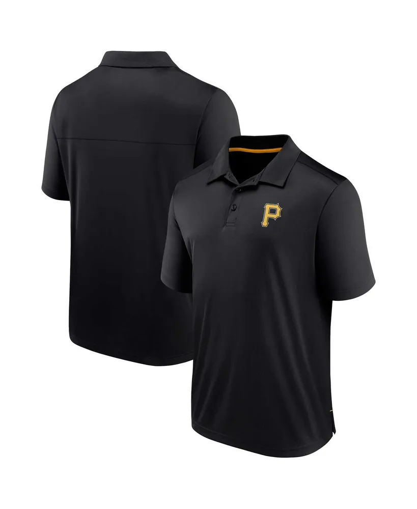 Men's Fanatics Black Pittsburgh Pirates Hands Down Polo Shirt