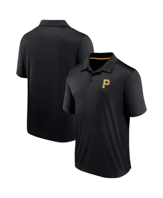 Men's Fanatics Black Pittsburgh Pirates Hands Down Polo Shirt