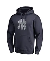 Men's Fanatics Navy New York Yankees Static Logo Pullover Hoodie