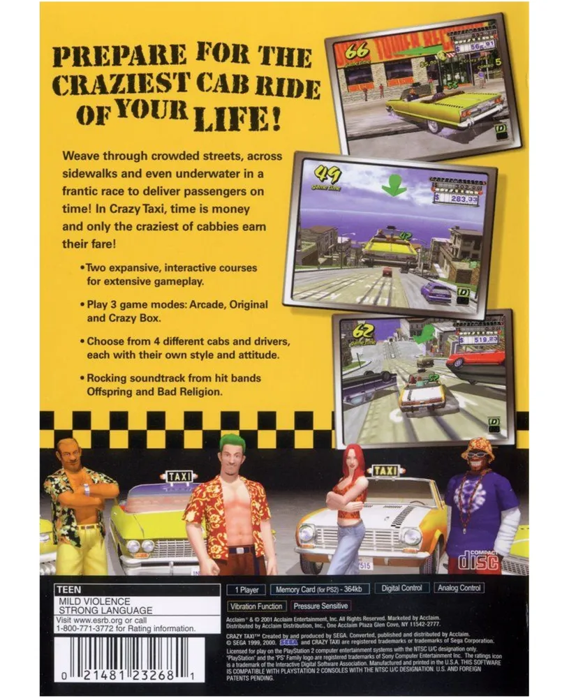 Crazy Taxi - Playstation 2