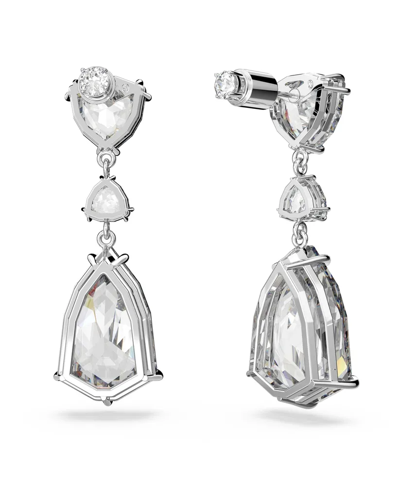 Swarovski Crystal Mixed Cuts Mesmera Drop Earrings