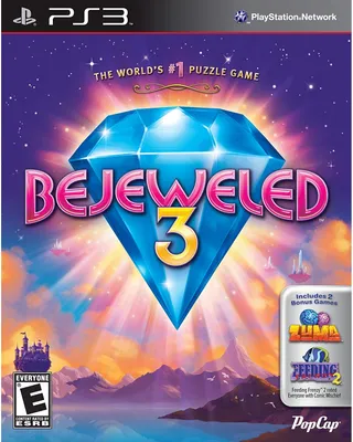 Bejeweled 3 (with Zuma & Feeding Frenzy 2) - PlayStation 3
