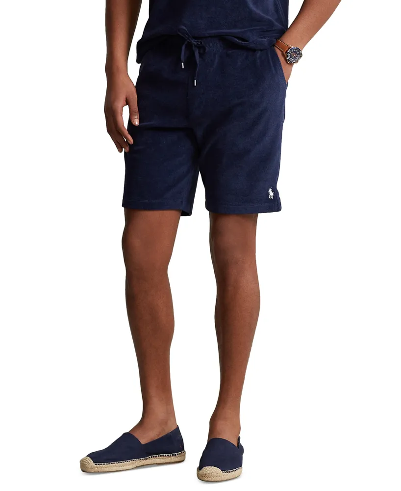 Polo Ralph Lauren Men's 7-3/4-Inch Terry Drawstring Shorts