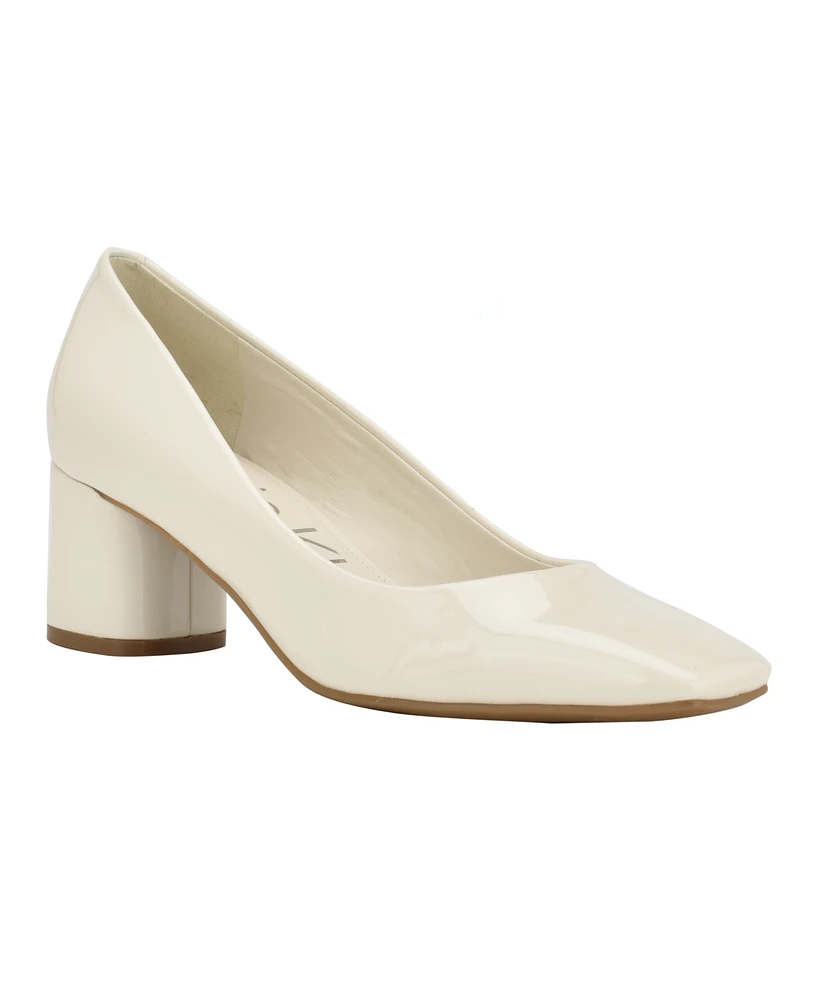 Calvin Klein Women's Alanta Block Heel Dress Pumps