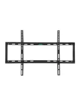 MegaMounts Smooth Black Matt Finish Fixed Television Mount for 26 - 55 Inch Plasma/Lcd/Led Televisions