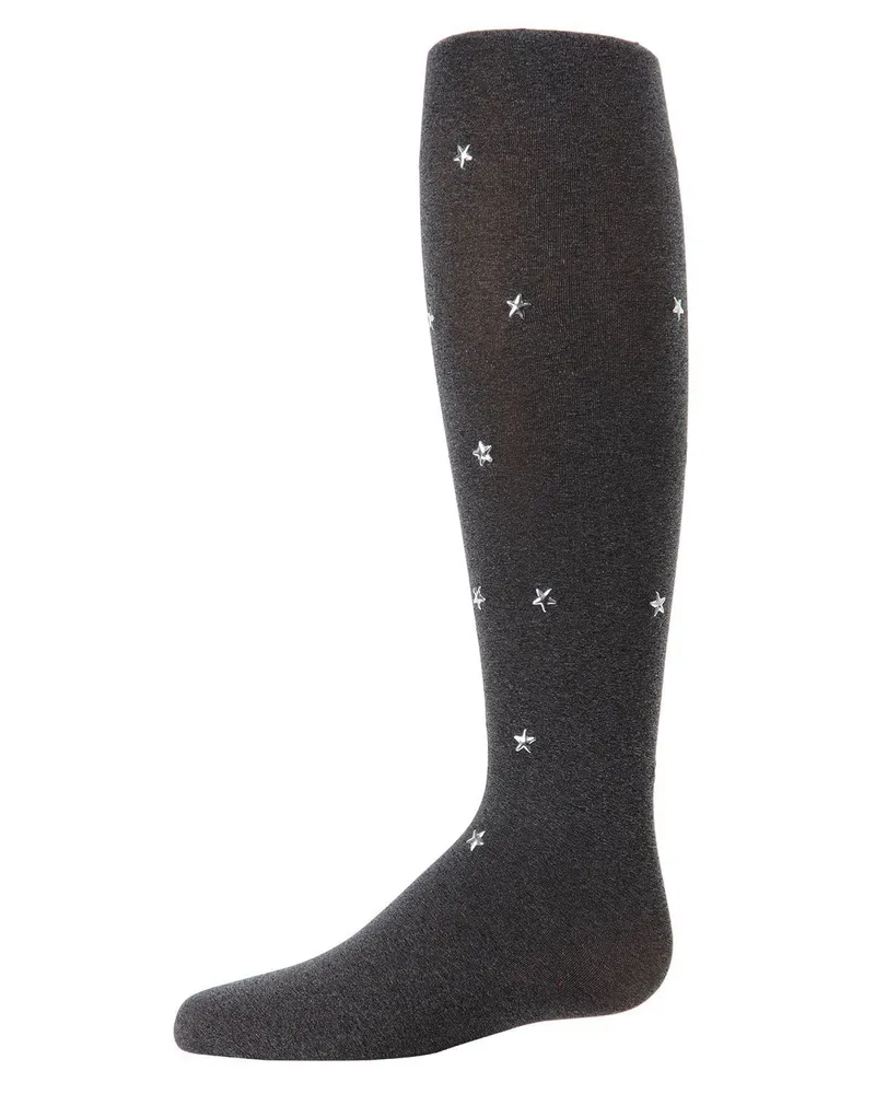 MeMoi Girls Shimmering Star-Gazer Opaque Tights