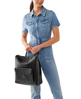Fossil Parker Leather Backpack Bag