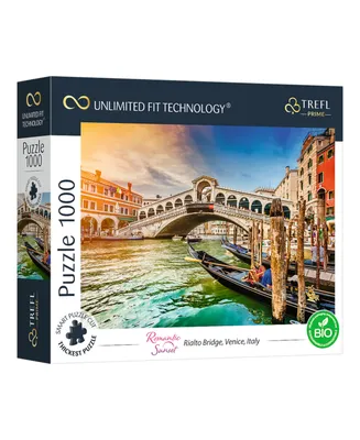 Trefl Prime 1000 Piece Puzzle- Romantic Sunset Rialto Bridge, Venice, Italy