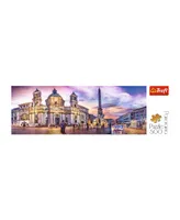 Trefl Red 500 Piece Panorama Puzzle- Piazza Navona, Rome