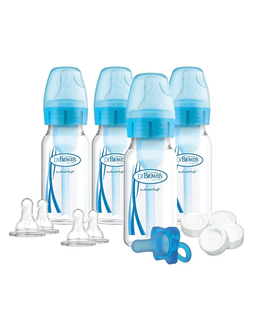 14 Piece Options+ Preemie & Newborn Anti-Colic Baby Bottle Set