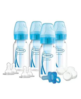 14 Piece Options+ Preemie & Newborn Anti-Colic Baby Bottle Set