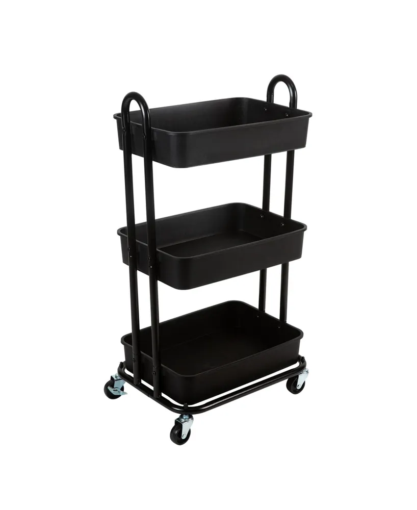 Organize it All Tier Rolling Multifunctional Storage Cart