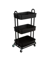 Organize it All Tier Rolling Multifunctional Storage Cart