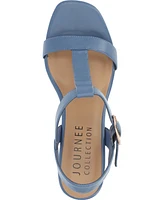 Journee Collection Women's Matildaa Platform Wedge Sandals