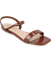 Journee Collection Women's Karren Square Toe Sandals