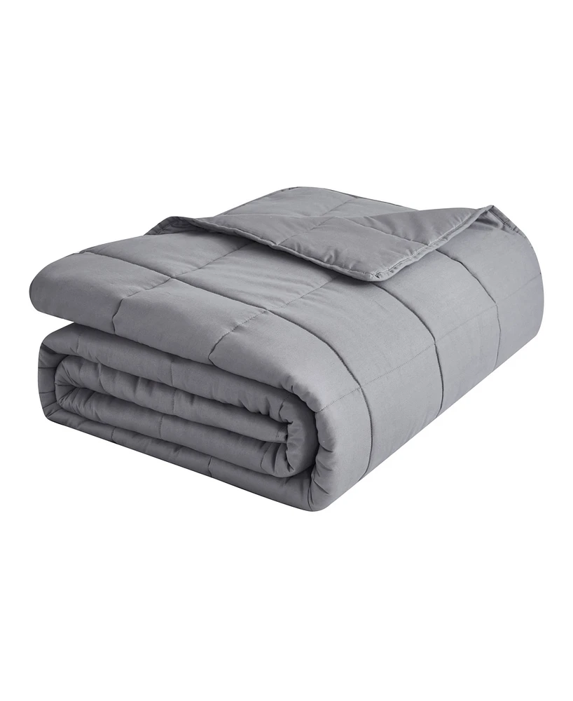 Dream Theory Cotton Weighted 15 lbs Blanket, Twin