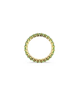Swarovski Crystal Round Cut Matrix Ring