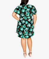 City Chic Women's Tulip Dress